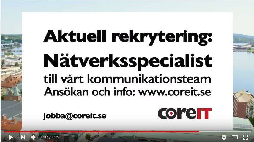 Rekryterar Nätverksspecialist